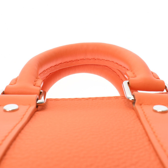 Louis Vuitton Keepall XS Aerogram Leather 2way Volcano Orange Leather Handbag - Picture 4 of 12